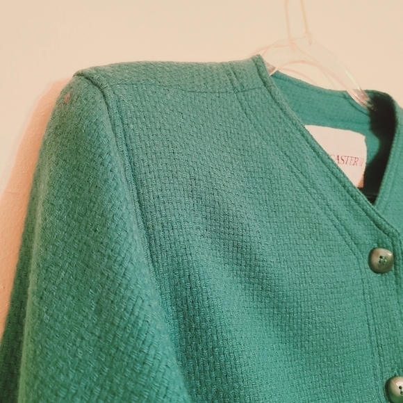 Doncaster II | Vintage Turquoise Blazer Jacket (Size 12) - Picture 2 of 9